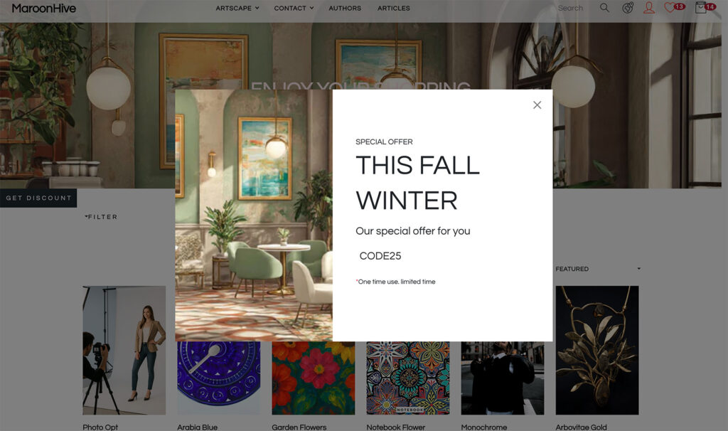 Artscape-Shopify OS.2 Theme